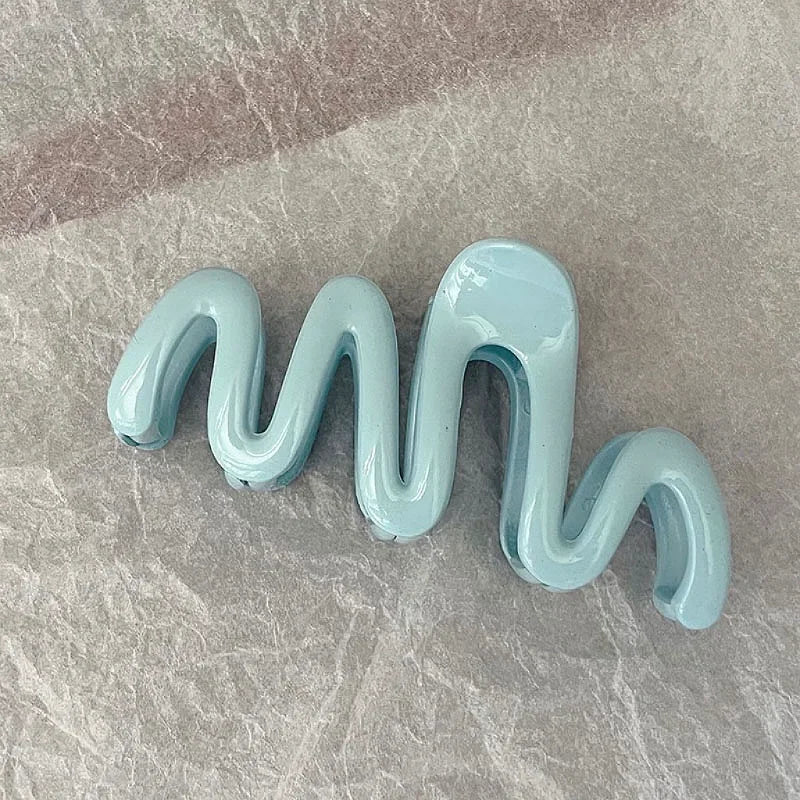 Colorful Wave Hair Claws