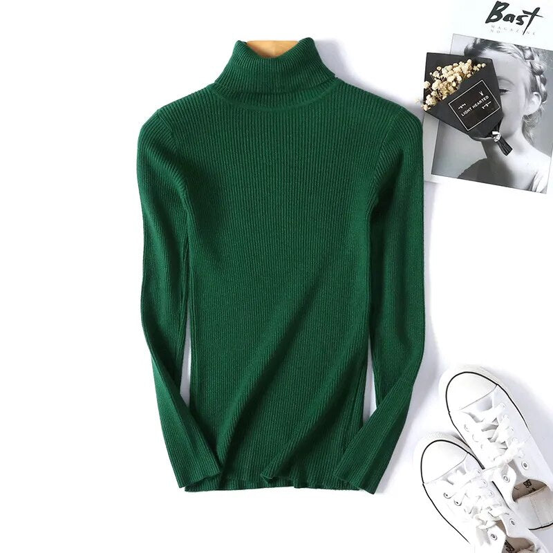 Cozy Turtleneck Sweater (18 colors)