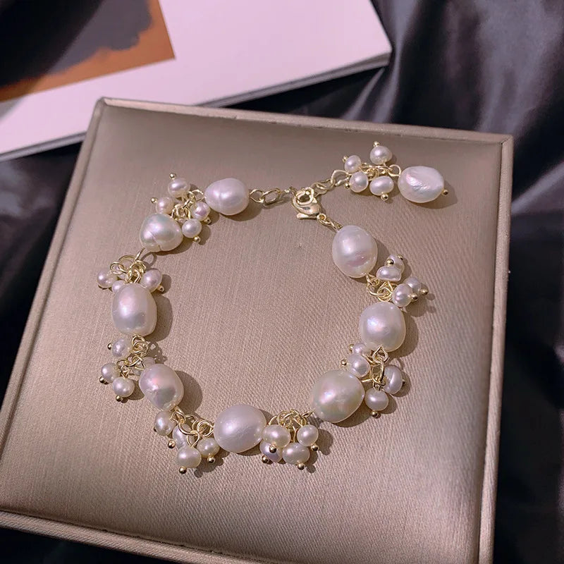 Natural Baroque Freshwater Pearl Bracelet