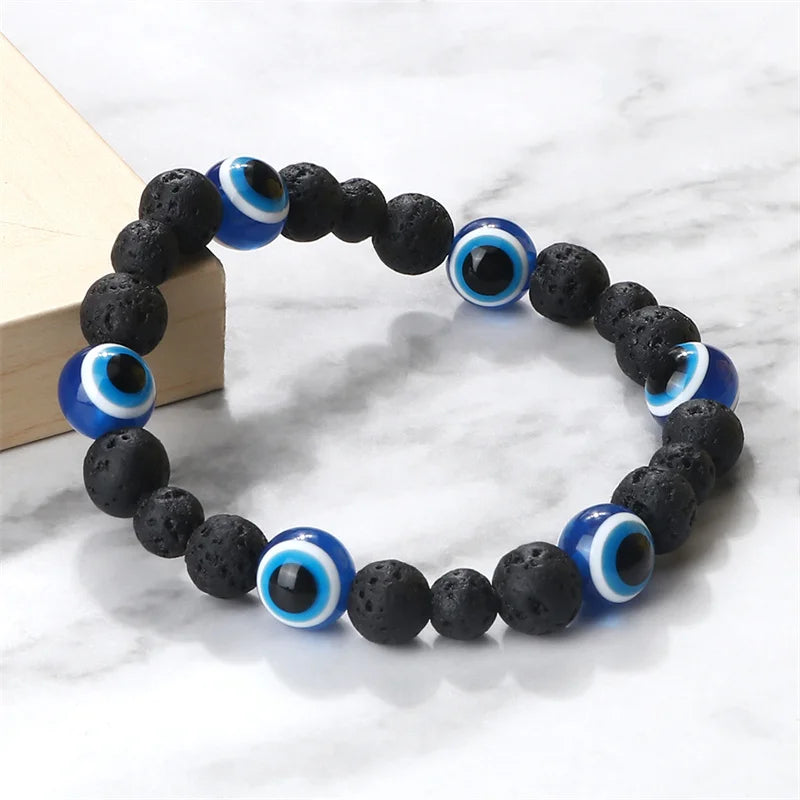 Evil Eye Natural Stone Bracelets