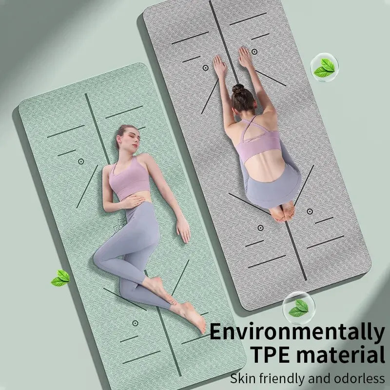 Eco Friendly Yoga Mat Non Slip (4 colors)