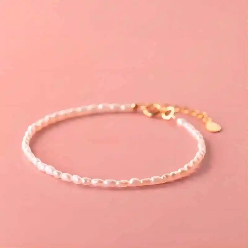 Small Natural Freshwater Pearls Bracelet