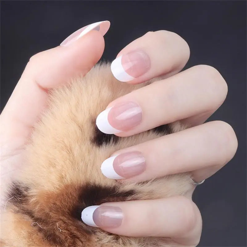 24pcs FRENCH TIP Press on Nails (6 styles)