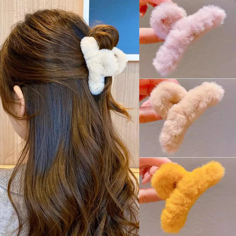 Plush Hair Claw (9 colors)