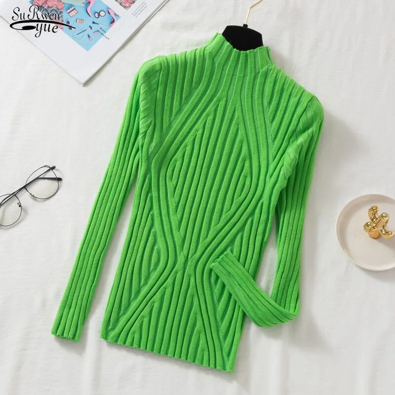 Stretchy Knitted Sweater (7 colors)