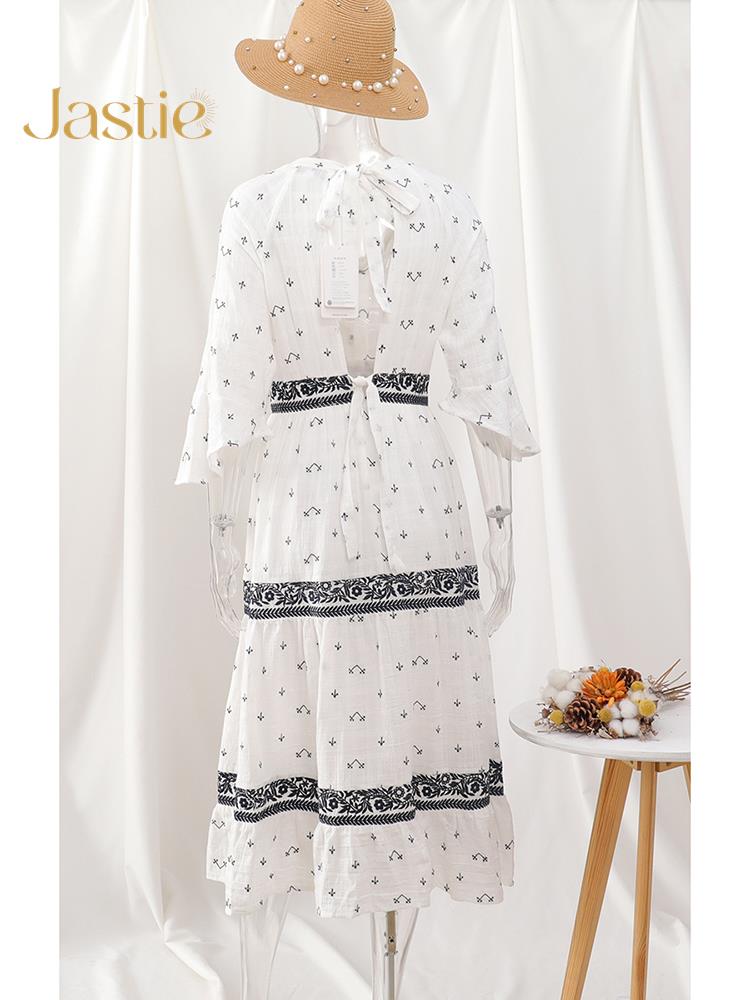 Cotton Embroidered Dress (13 patterns)