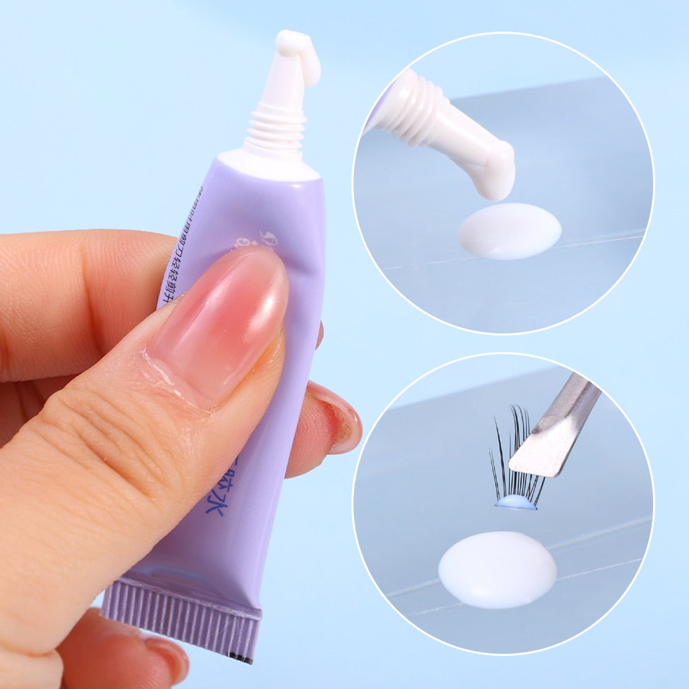 Eyelash Glue + Tweezers