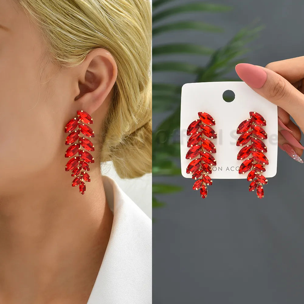 LUXURY Red Crystal Earrings (24 styles)