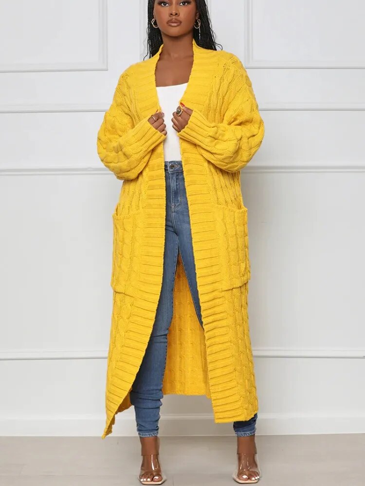 Long Knitted Cardigan (13 colors)