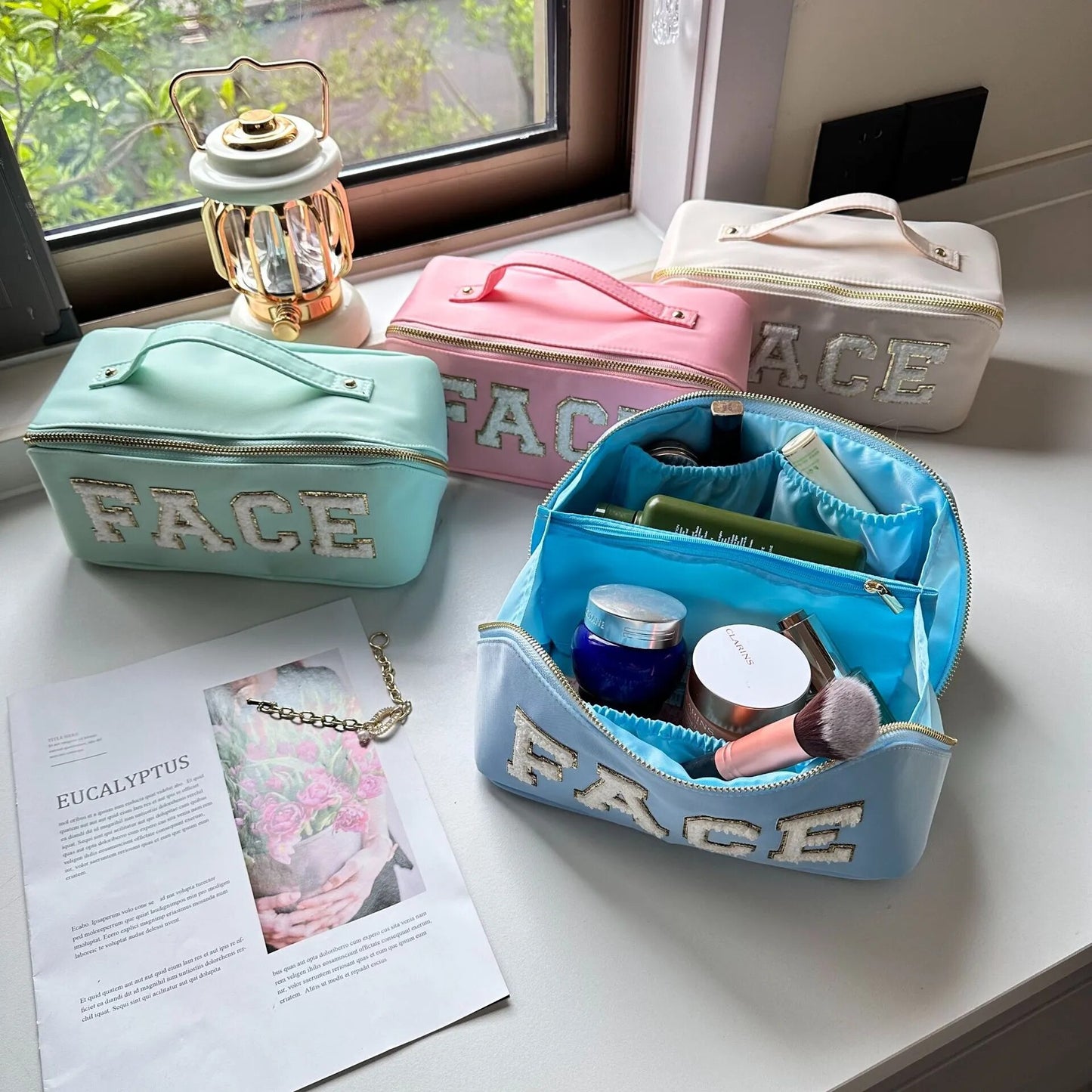 FACE Cosmetic Bags (10 colors)