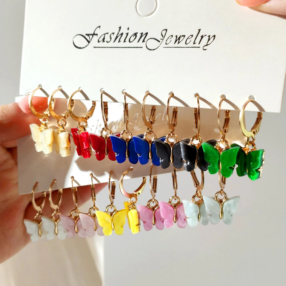 Butterfly Shape Earrings Set