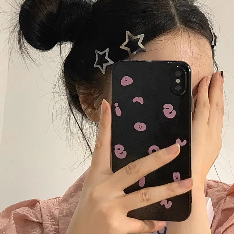 Star Metal Snap Hair Clips