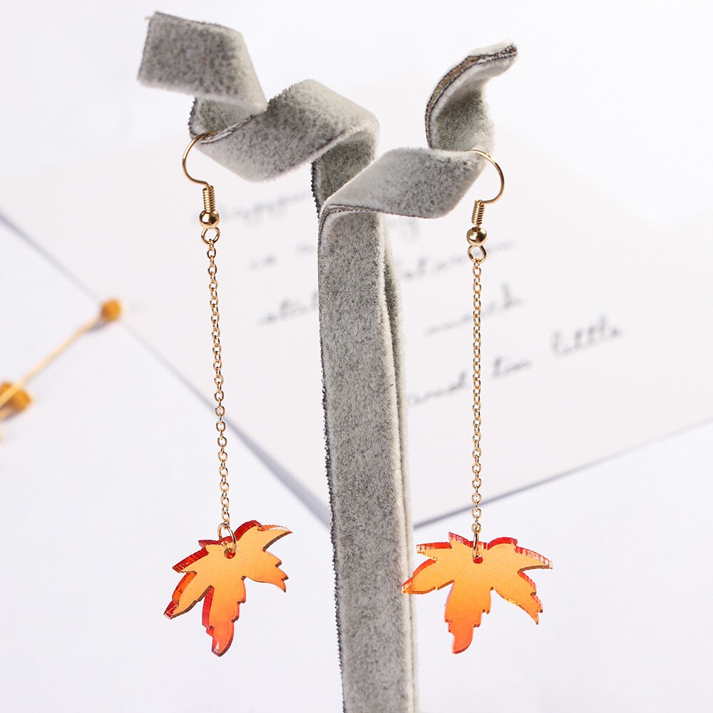 Maple Leaves Drop Earrings