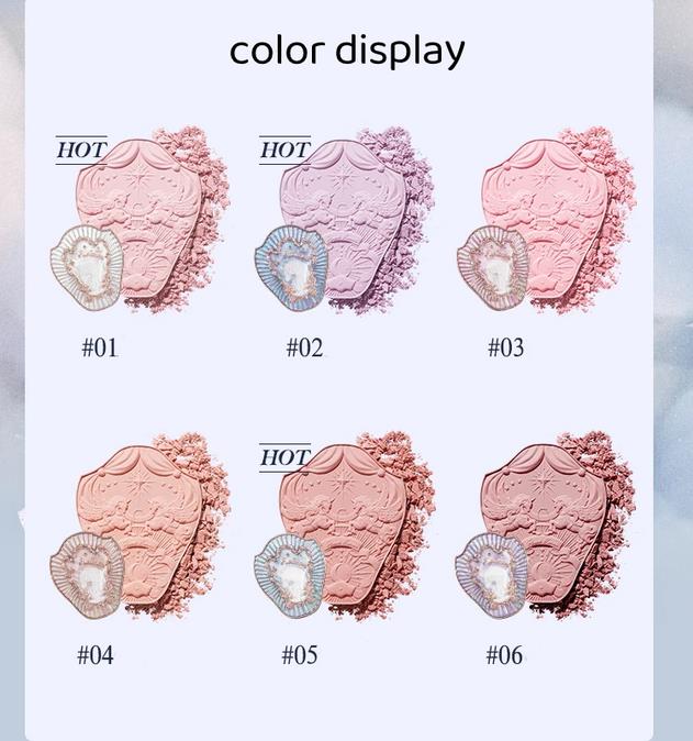 Unicorn Embossed Blush (6 options)