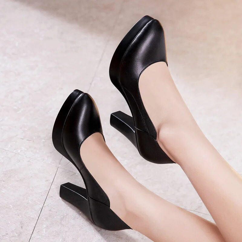 Black Office Heels