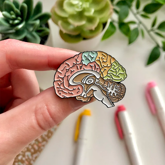 Brain Brooch