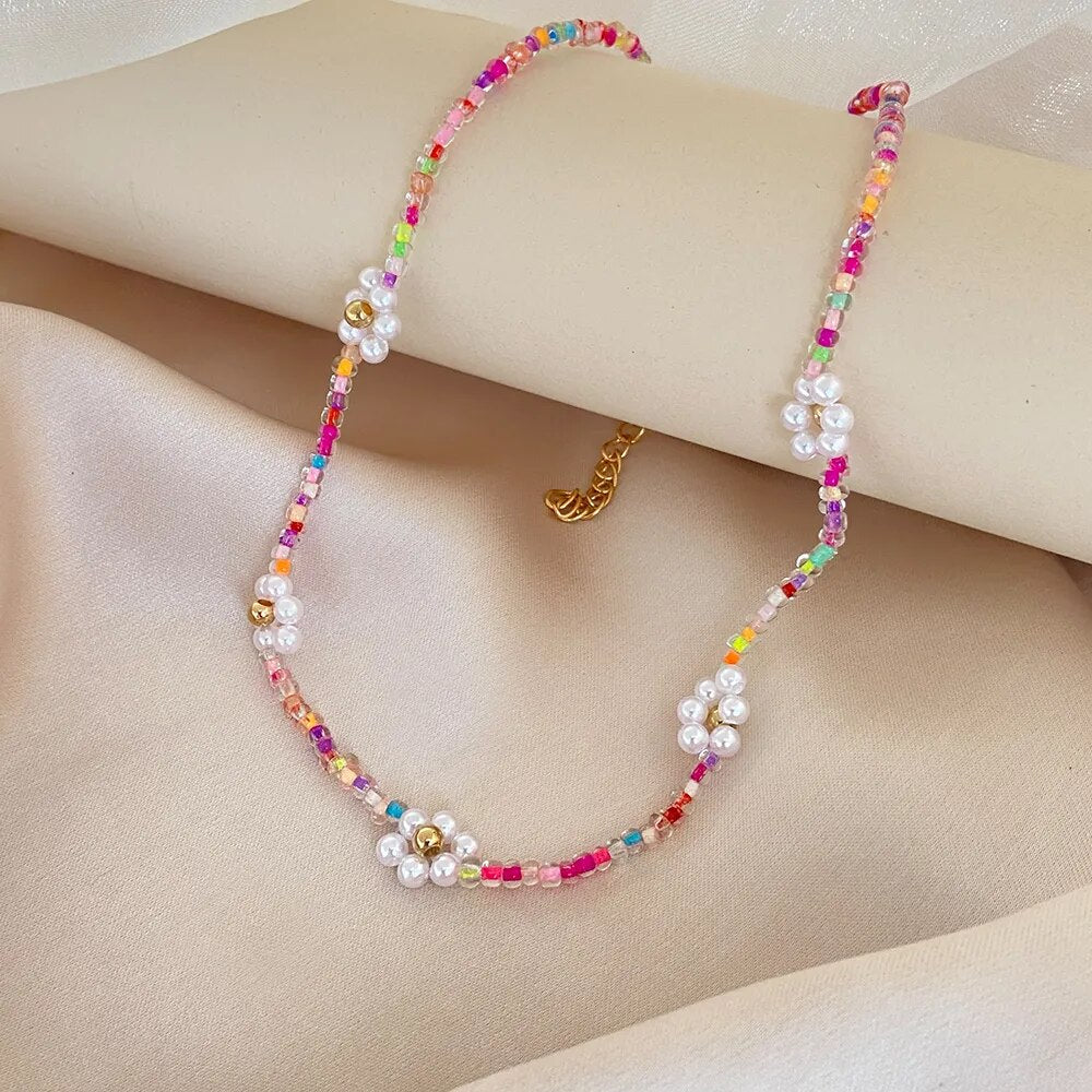 Colorful Beaded Necklaces (16 styles)