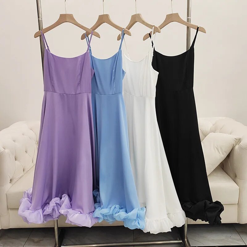 Elegant Ruffle Dress (9 colors)