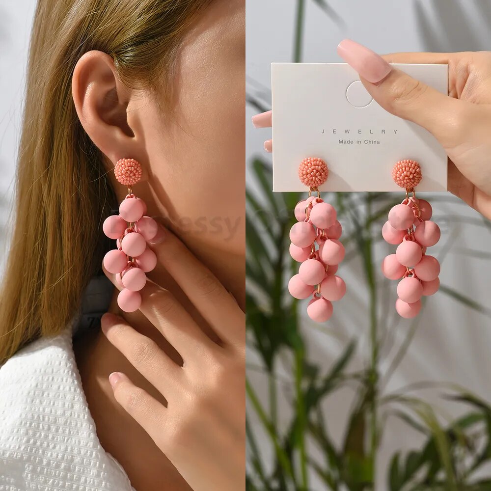 Pink Luxury Crystal Earrings (30 styles)