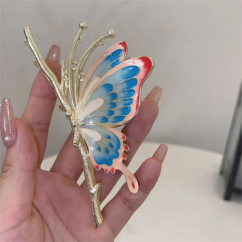 Metal Butterfly Hair Claw Clip (7 colors)