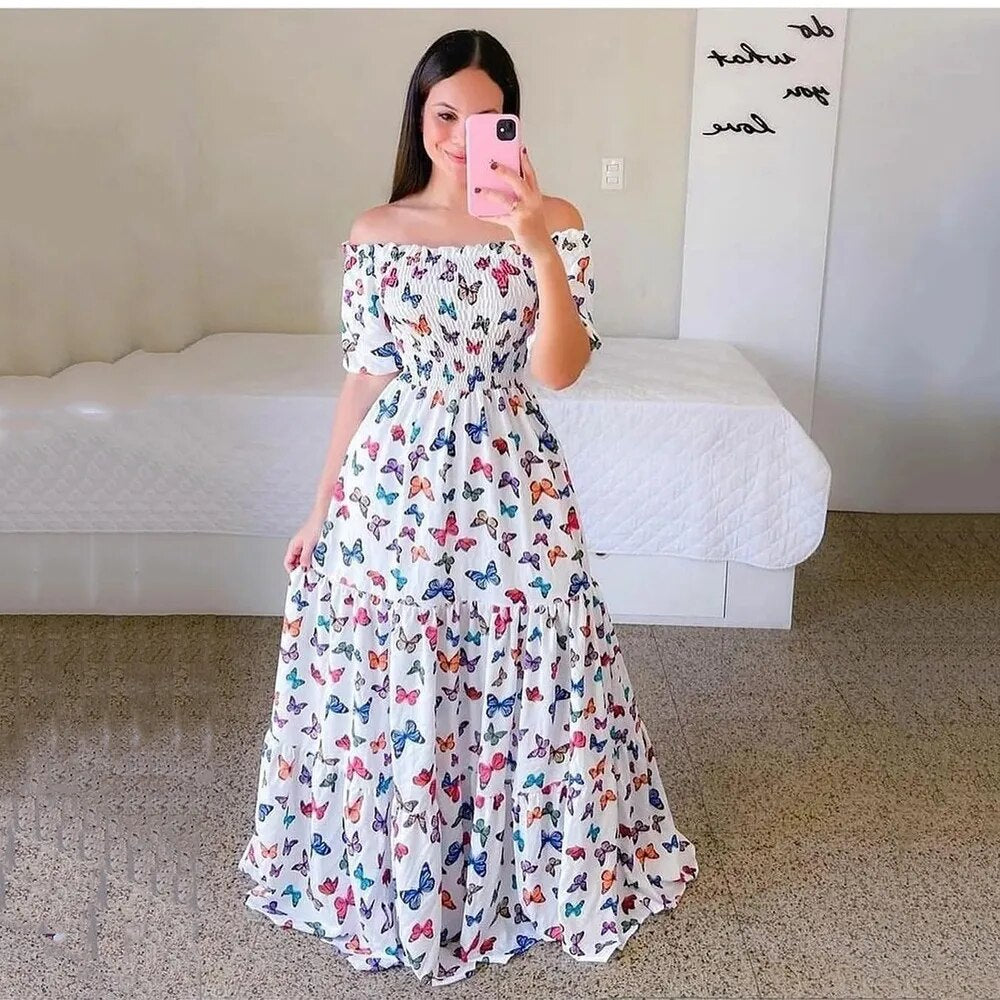 Off Shoulder Dress (8 patterns)