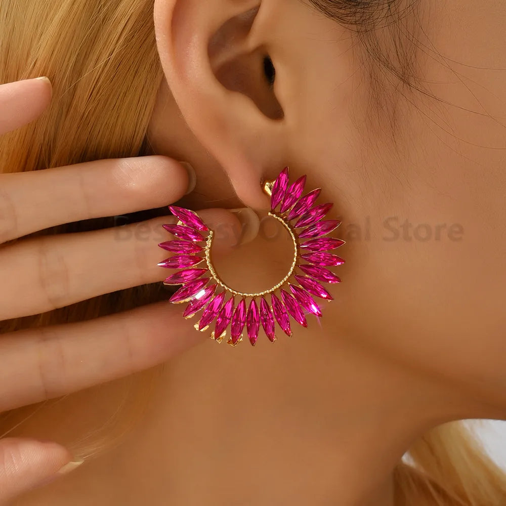 Unusual Circle Earrings (5 colors)