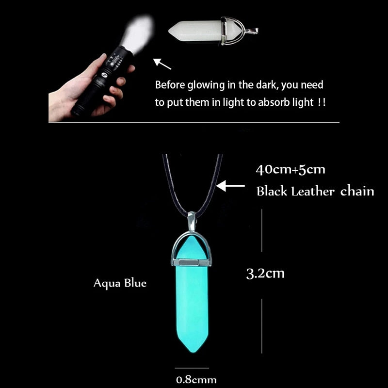 GLOW in the DARK Necklace (3 colors)