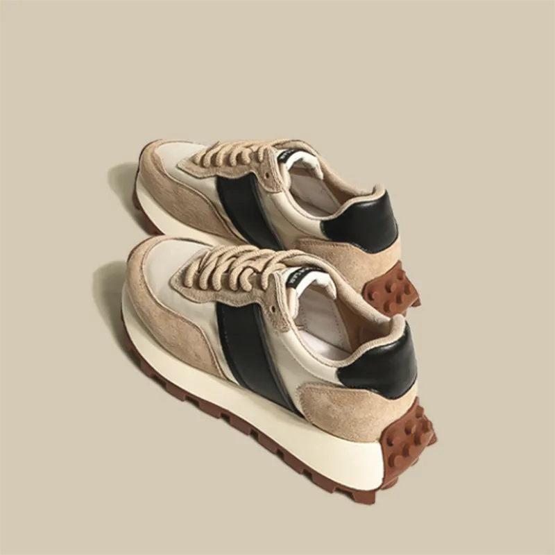 CLEARANCE! Running Sneakers (Brown/Beige)