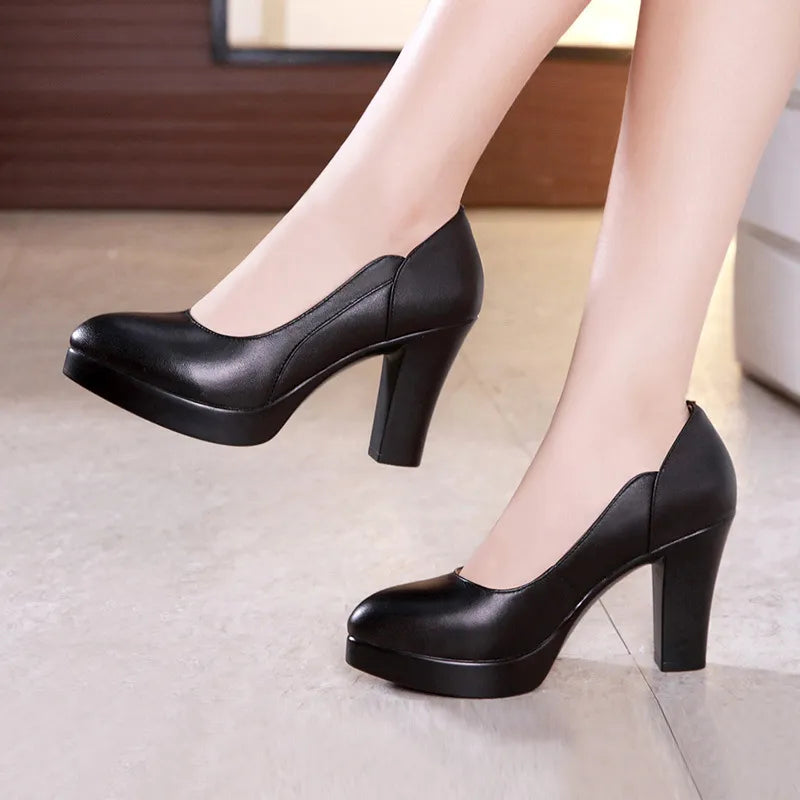 Black Office Heels