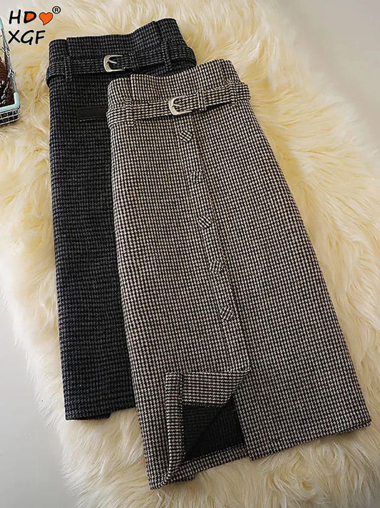 Elegant Skirts (Black/Brown)