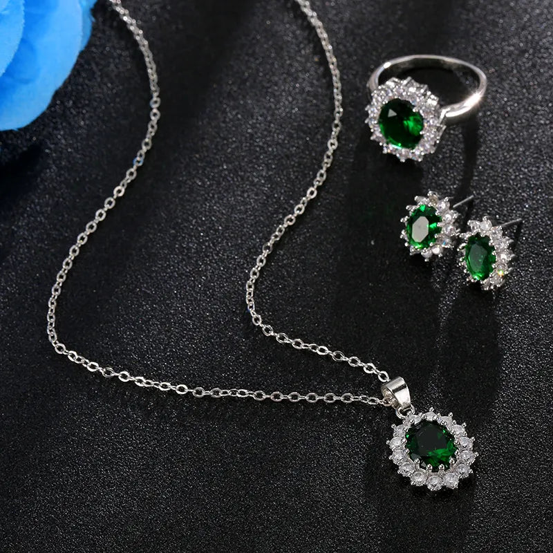 Crystal Jewelry Sets (6 colors)