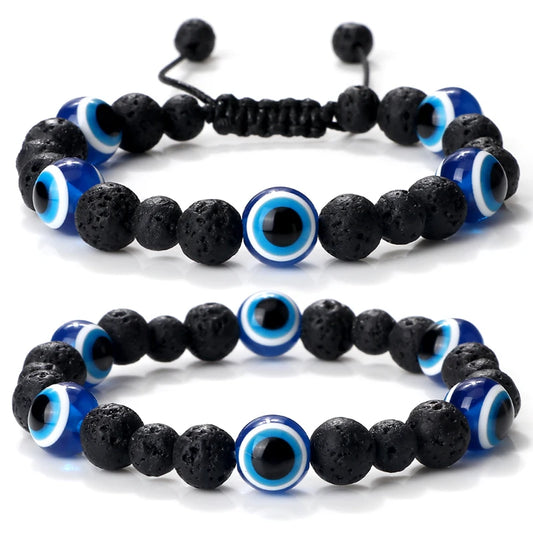 Evil Eye Natural Stone Bracelets