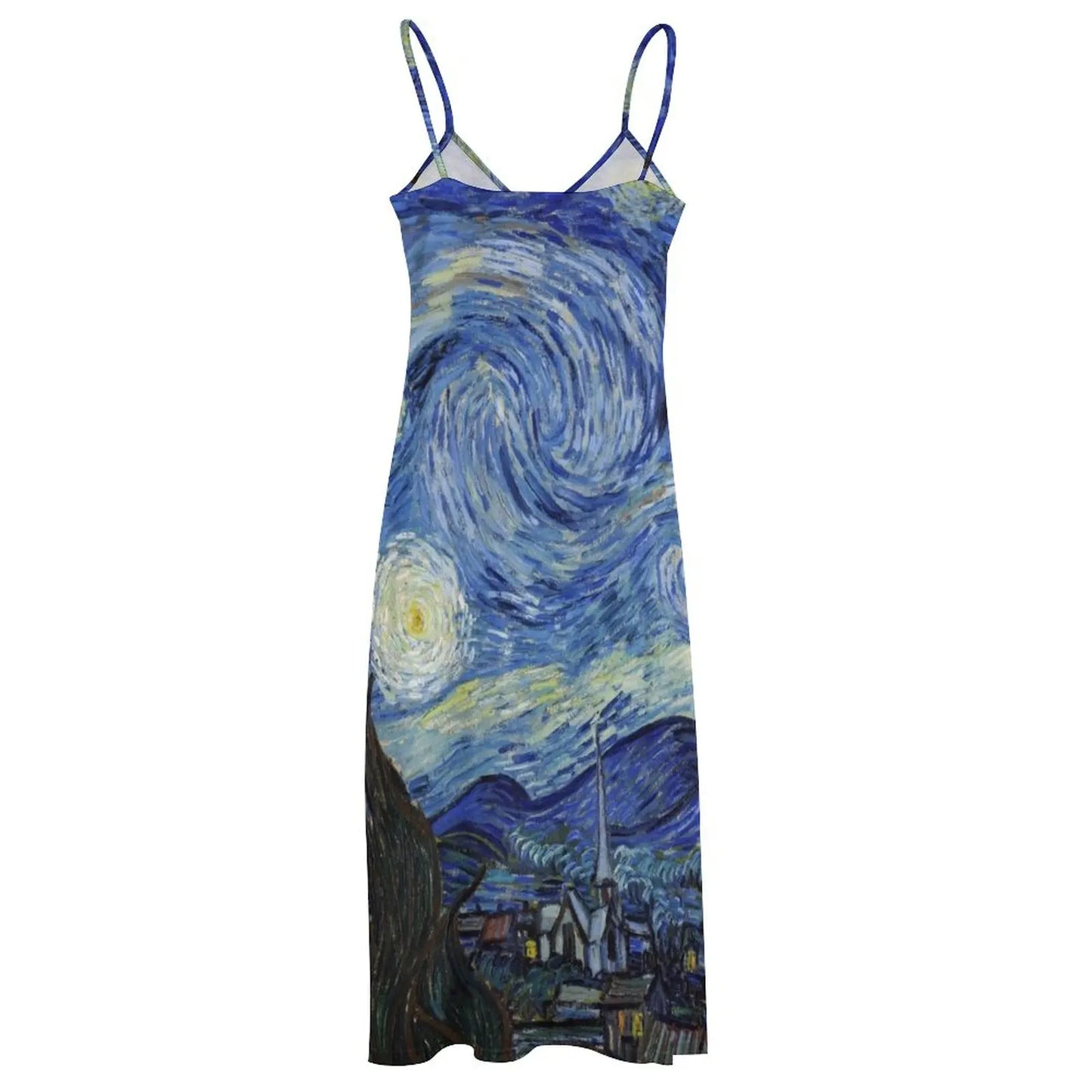 Starry Night Vincent Van Gogh Sleeveless Dress