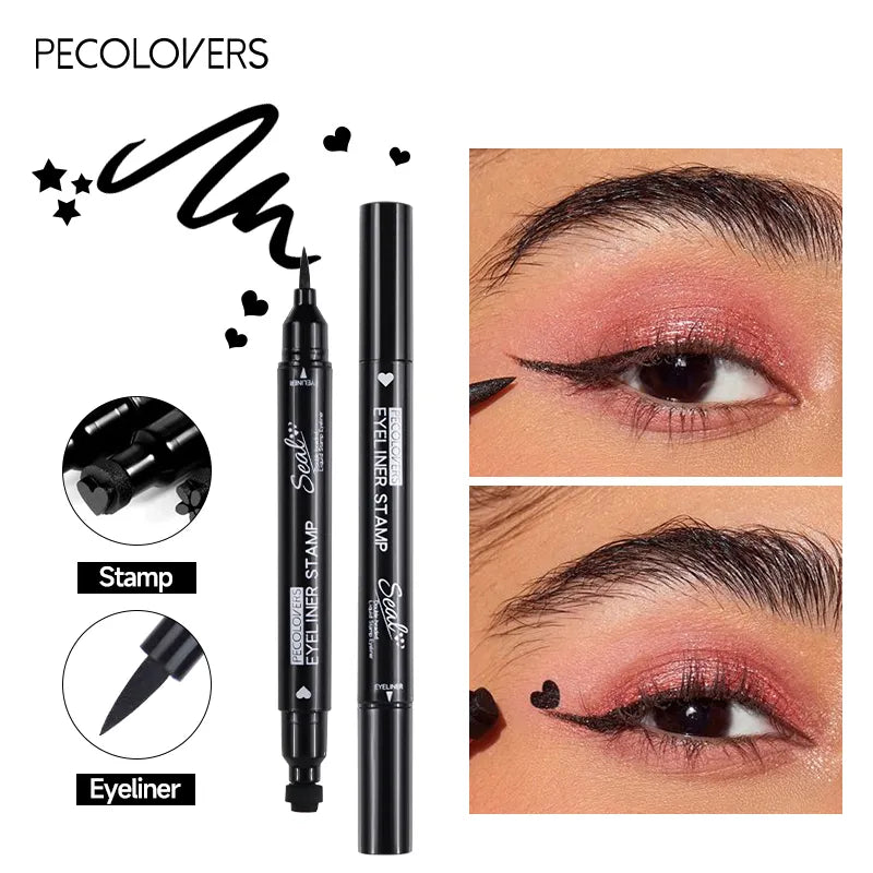 2 In 1 Waterproof Eyeliner Stamps (5 shapes)