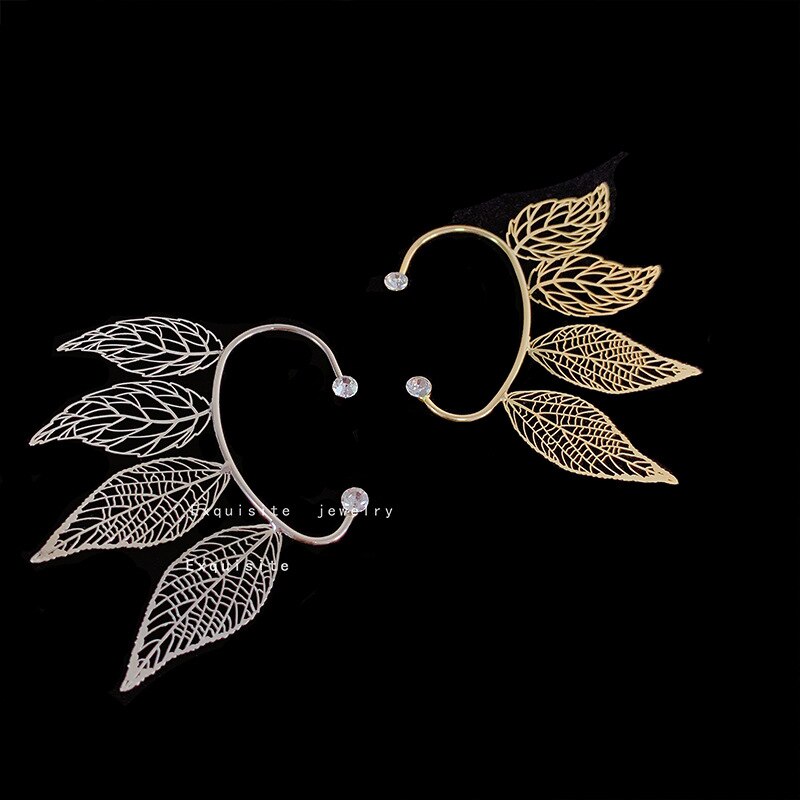 Leaf Ear Cuff (Silver/Gold)