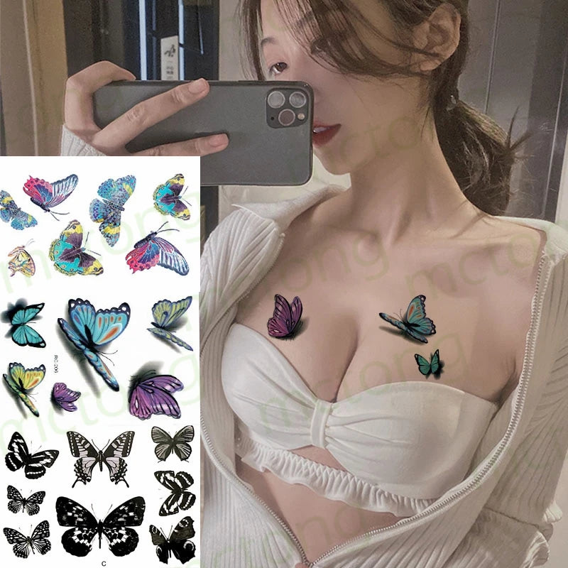 3D Temporary Tattoo (50 options)