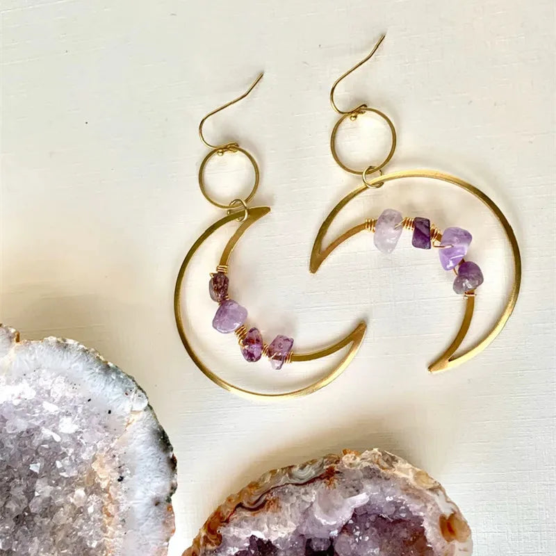 Crescent Moon Phases Earrings (12 options)