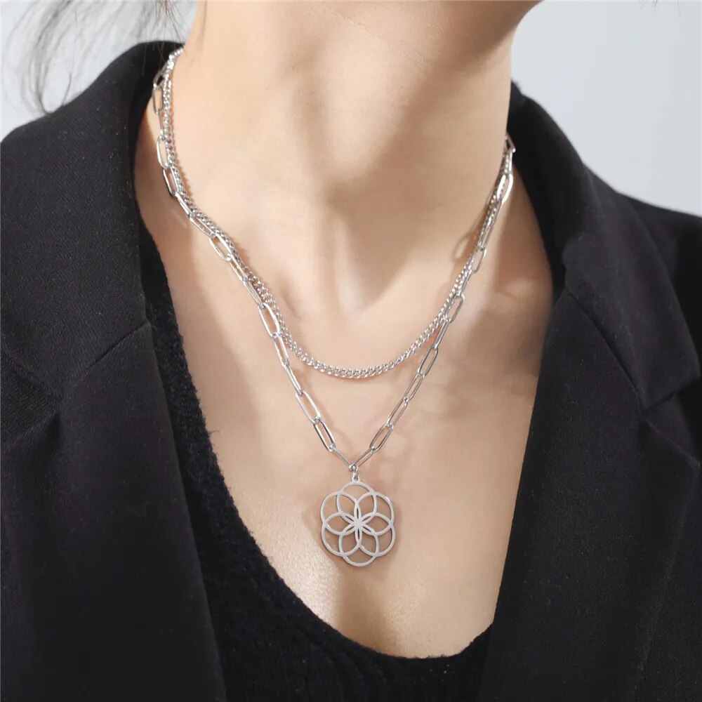 Mandala Necklaces (Silver & Gold / 3 styles)