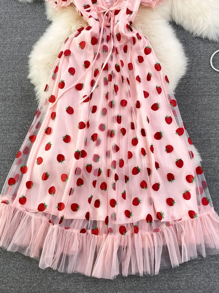 Sweet Strawberry Dress