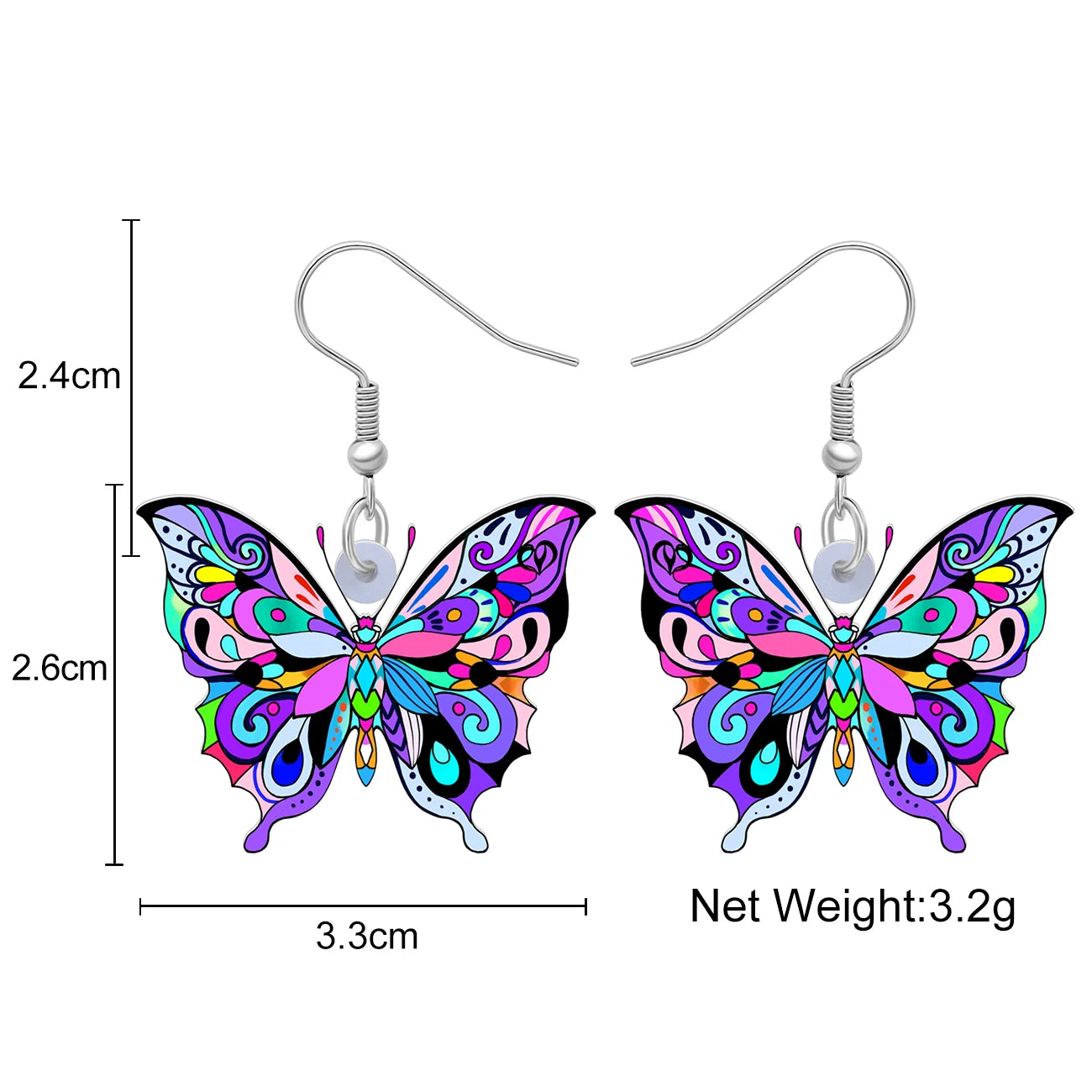 Butterfly Earrings (23 colors)