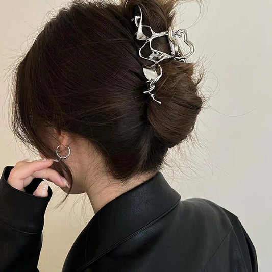 Irregular Hair Clip (Gold/Silver)