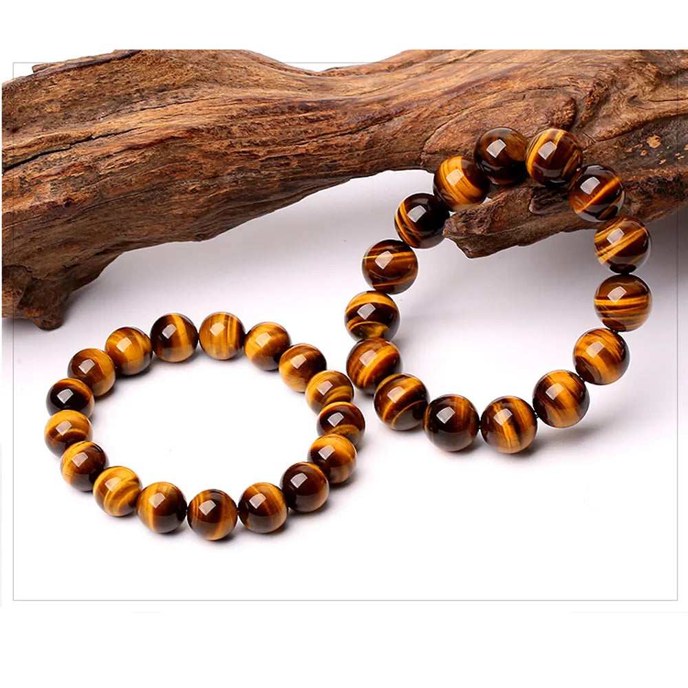 Natural Tiger's eye Stone Bracelets (6 sizes)