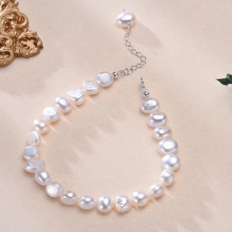 Freshwater White Pearl Bracelet