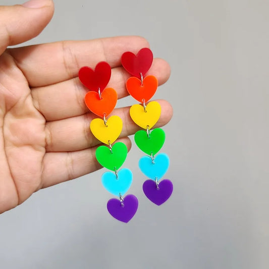 Colorful Rainbow Earrings