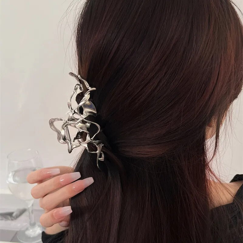 Irregular Hair Clip (Gold/Silver)