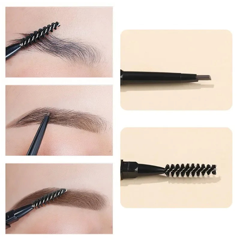 GOLD 2 in 1 Eyebrow Pencil & Brush (5 colors)