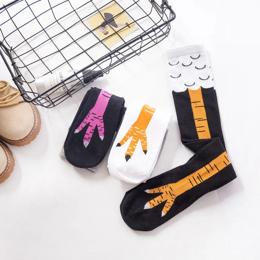 Funny Chicken Knee High Socks (6 options)