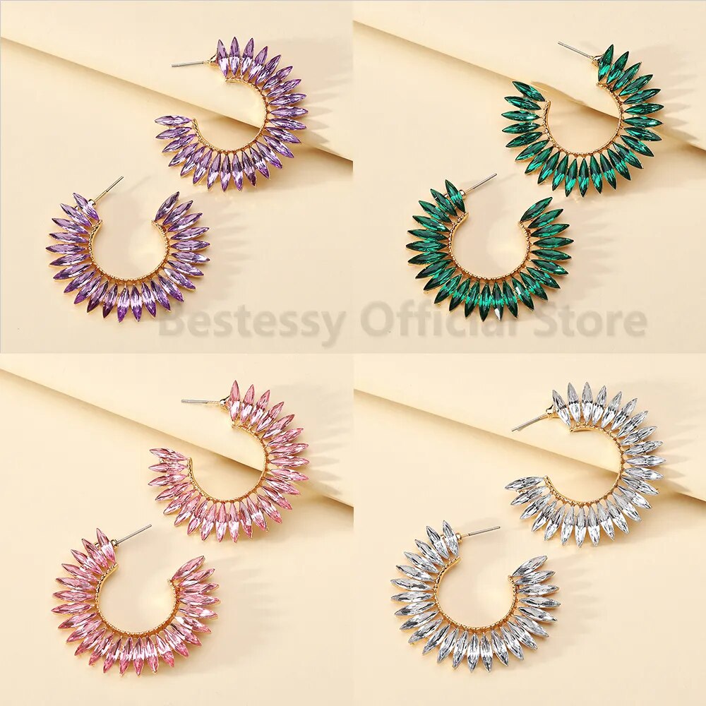 Unusual Circle Earrings (5 colors)