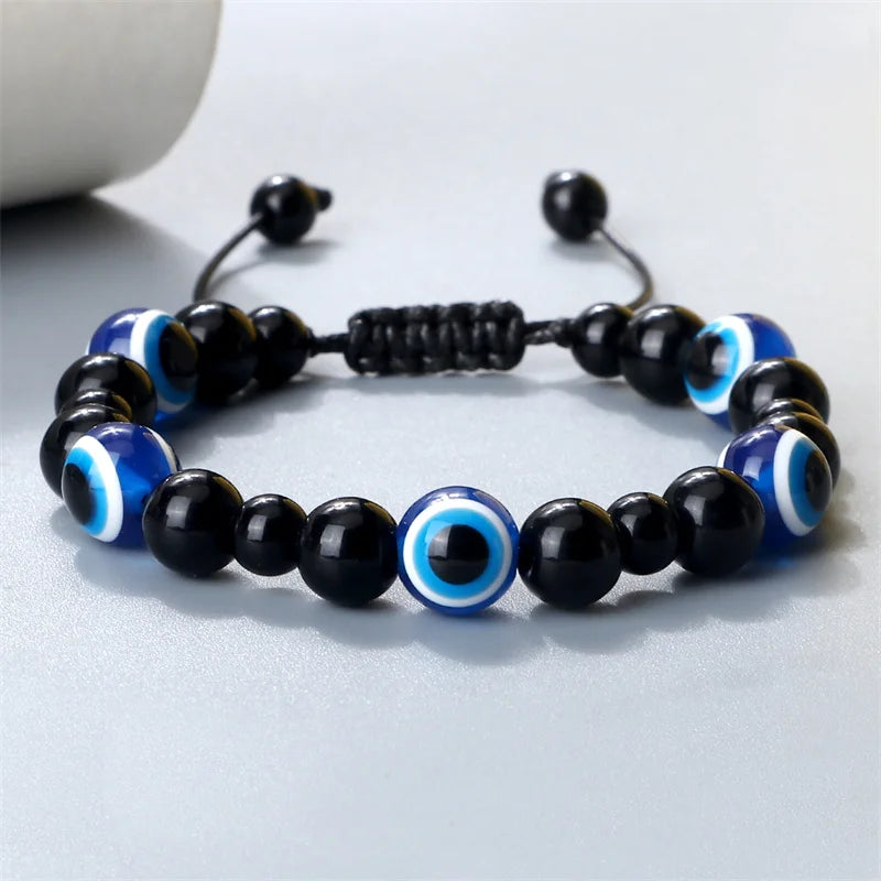 Evil Eye Natural Stone Bracelets