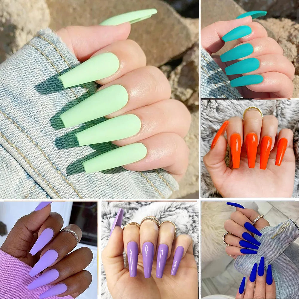 24Pcs Press On Nails (61 styles)